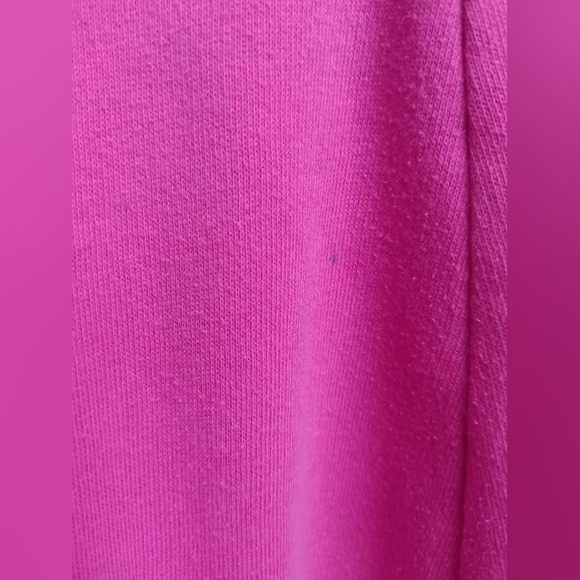 PINK VS Full Zip Up Colorblock Hoodie Hot Pink, Black & White - Picture 6 of 6